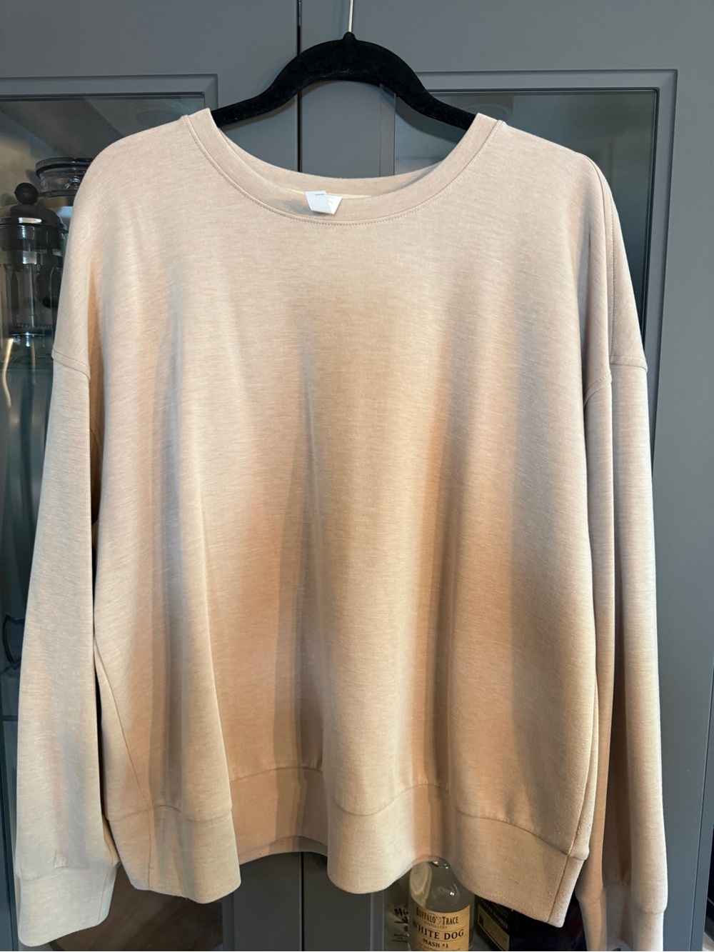 Zella Women's Cream Oversized Crewneck Activeware